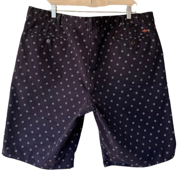 Dockers navy blue/white Nautical Print Mens 100% Cotton Chino Shorts Size 40 - Picture 6 of 6